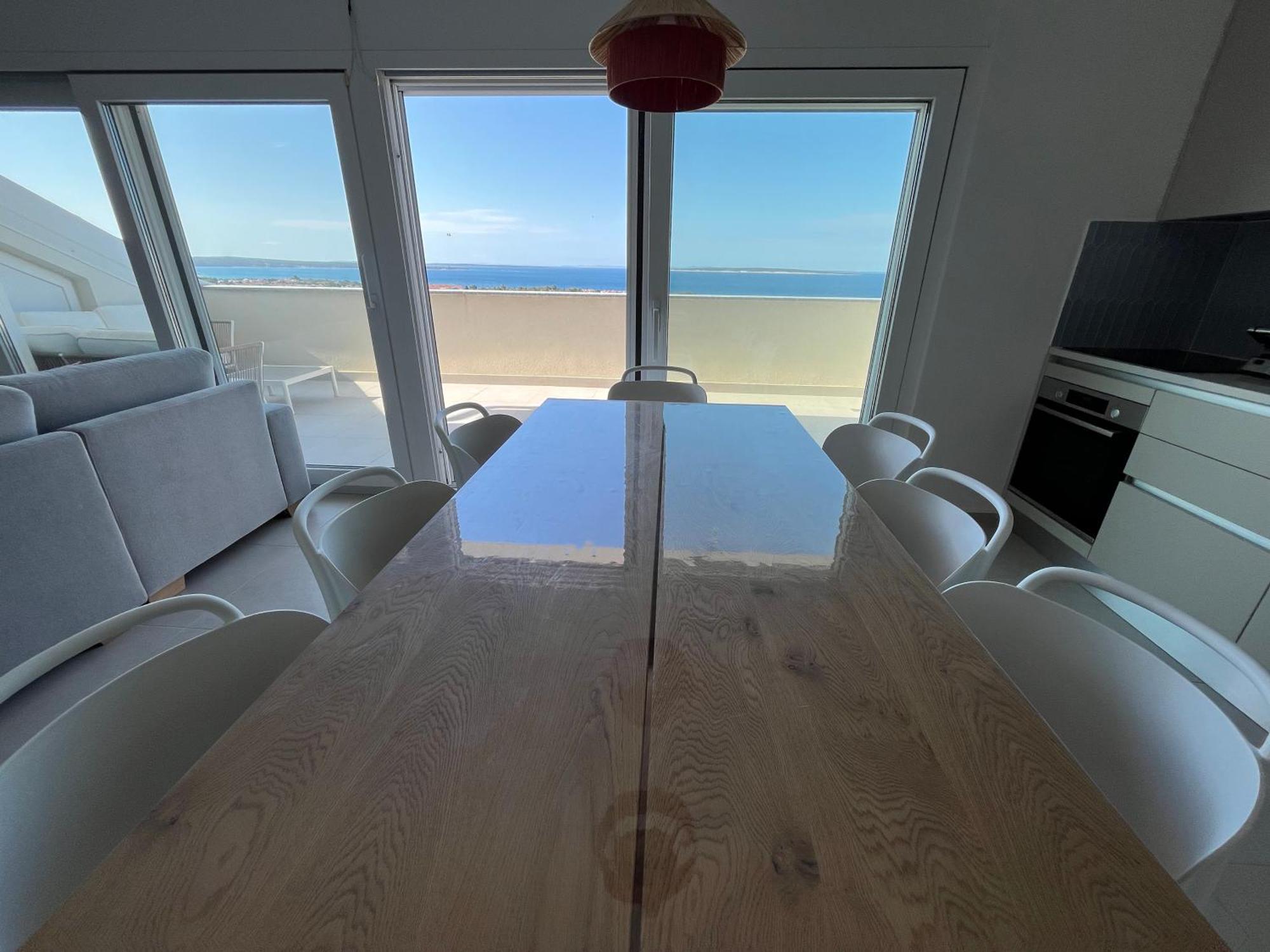 Penthouse Sky Deluxe Daire Novalja Dış mekan fotoğraf
